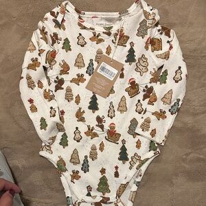 Angel Dear Holiday Tree and Reindeer Bodysuit